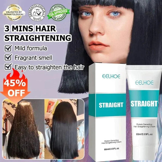 🔥Kjøp 2 få 1 gratis🌿🔥 Silke- og keratinbehandling Hårglattingskrem