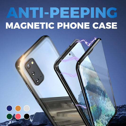 Anti-peeping magnetisk mobiltelefonveske for Samsung S21-25-serien