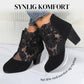 👢✨Sommerlige, Elegante Høye Hæler med Blonder for Kvinner