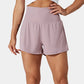 ✨️ 2025 Salg - 49% rabatt🥰 2-i-1 Yoga Shorts med høy midje og sidelommer