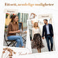 Todelt sett for kvinner bestående av en genser og et flytende skjørt med leopardmønster