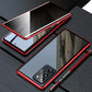 Anti-peeping magnetisk mobiltelefonveske for Samsung S21-25-serien