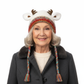 🎅Overraskelsespris!🎄🦌Håndlaget strikket julegevir 2-i-1 (lue/håndveske)🧶2
