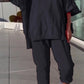 Rund hals Slit Fluorescerende farge Casual dress for kvinner