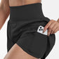 ✨️ 2025 Salg - 49% rabatt🥰 2-i-1 Yoga Shorts med høy midje og sidelommer
