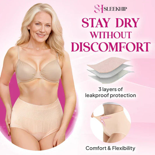 💞Lekkasjesikker truse med høy midje som strammer magen og løfter rumpa