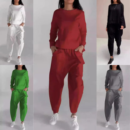 Sporty og uformelt dame sett med mange lommer