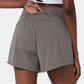✨️ 2025 Salg - 49% rabatt🥰 2-i-1 Yoga Shorts med høy midje og sidelommer