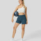 ✨️ 2025 Salg - 49% rabatt🥰 2-i-1 Yoga Shorts med høy midje og sidelommer