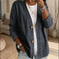 🧥Nyhet – 40 % rabatt!🍊Klassisk denimjakke med knapper foran til damer