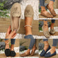 🔥Siste dagskampanje med 50 % rabatt - Komfortable, myke loafers i vintage-stil med sløyfe til dame