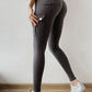 🔥 Sexy stretchleggings med lomme for kvinner Treningsbukser