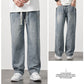 💥VARMT SALG 50 % AVSLAG🎁Herenloose rette jeans