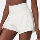 ✨️ 2025 Salg - 49% rabatt🥰 2-i-1 Yoga Shorts med høy midje og sidelommer