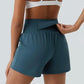 ✨️ 2025 Salg - 49% rabatt🥰 2-i-1 Yoga Shorts med høy midje og sidelommer