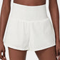 ✨️ 2025 Salg - 49% rabatt🥰 2-i-1 Yoga Shorts med høy midje og sidelommer