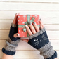 🐱Søte strikkede kattehansker for kvinner — for varme hender og frie fingre🧶