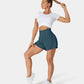 ✨️ 2025 Salg - 49% rabatt🥰 2-i-1 Yoga Shorts med høy midje og sidelommer