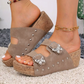 👡 50 % RABATT! 🌸 Ortopediske sandaler med kilehæl – støtte for fotbuen, komfort hele dagen og perfekte for en aktiv livsstil 👣