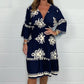 🔥Siste dag 50% rabatt - Sommerkjole med trykk for kvinner