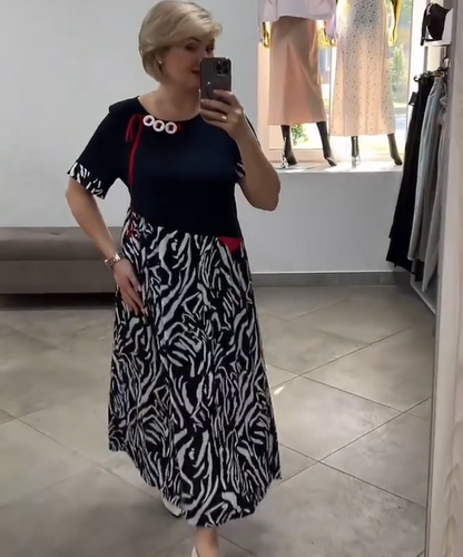 🔥Lappete lappeteppekjole for kvinner