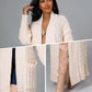 Vintage Fashion Twist håndstrikket cardigan lang jakke