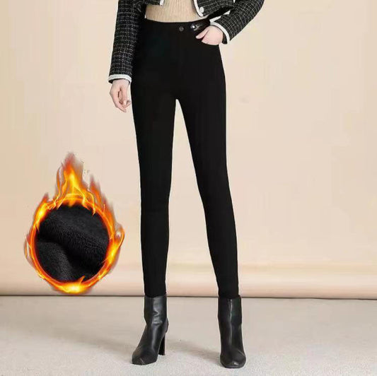 🔥2024 Black Friday Sale - 49% rabatt🔥 High Waist Slim Stretch Warm Skinny Jeans for damer