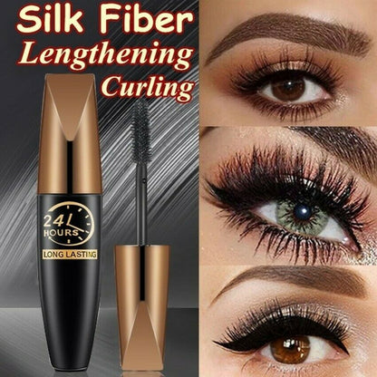🔥Kjøp 1 få 1 gratis🔥Vanntett Silk Fibre Thick Lengthening Mascara