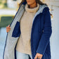 ✨2025 Ensfarget bomullsjakke med hette for høst og vinter