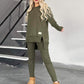 🔥Nyttårstilbud - 50 % rabatt🔥Genser med høy spalte og lav nederkant ＆ Bodycon buksesett