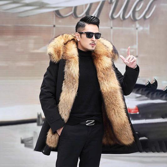 【M-3XL】🔥Menns faux mink frakk