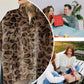 💖Damejakke i fuskepels med leopardmønster