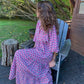 💖SISTE DAG SALG 50% RABATT 💖  Elegant boho maxikjole for kvinner med puffermer👗