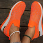 👟✨ Andningsbara mesh-sneakers med strass för dam