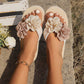 🏖️Summer Specials🌴Sklisikre strandsandaler med blomsterdetaljer for kvinner