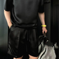 👕🔥Men's Casual Solid Top & Shorts 2-Piece Set