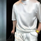 👕🔥Men's Casual Solid Top & Shorts 2-Piece Set