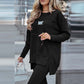 Casual sweatshirt og leggings-sett for kvinner