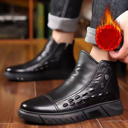 Komfortable termiske knestøvler for menn