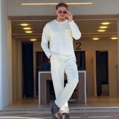 Herre casual høst stretch 2-delers sett