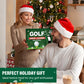 🏆Flash-salg⚡Golf-adventskalender 2025 for menn – 24 dager med golfoverraskelser og julemoro