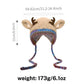 🎅Overraskelsespris!🎄🦌Håndlaget strikket julegevir 2-i-1 (lue/håndveske)🧶2