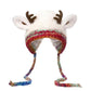 🎅Overraskelsespris!🎄🦌Håndlaget strikket julegevir 2-i-1 (lue/håndveske)🧶2