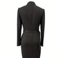 ✨Elegant nyhet!💃Elegant V-hals slim fit kjole for kvinner