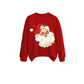 Dameklær Sweatshirt med julenisse-trykk