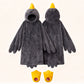🔥HOT SALE 50 % AVSLAG🥰Unisex Funny Goose Hooded Robe