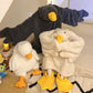 🔥HOT SALE 50 % AVSLAG🥰Unisex Funny Goose Hooded Robe