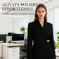 Asymmetrisk todelt dress med høy hals