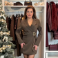 ⏳Begrenset tid 50 % rabatt⏰Kvinneblazer med lange ermer og notch-revers🧥👗