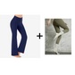 🔥 Ultra Sculpt Høy Midje Magekontroll Flare Leggings